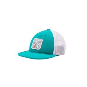 Speedo Kids Trucker Hat Adjustable Mesh Back Teal & White Sun Protection